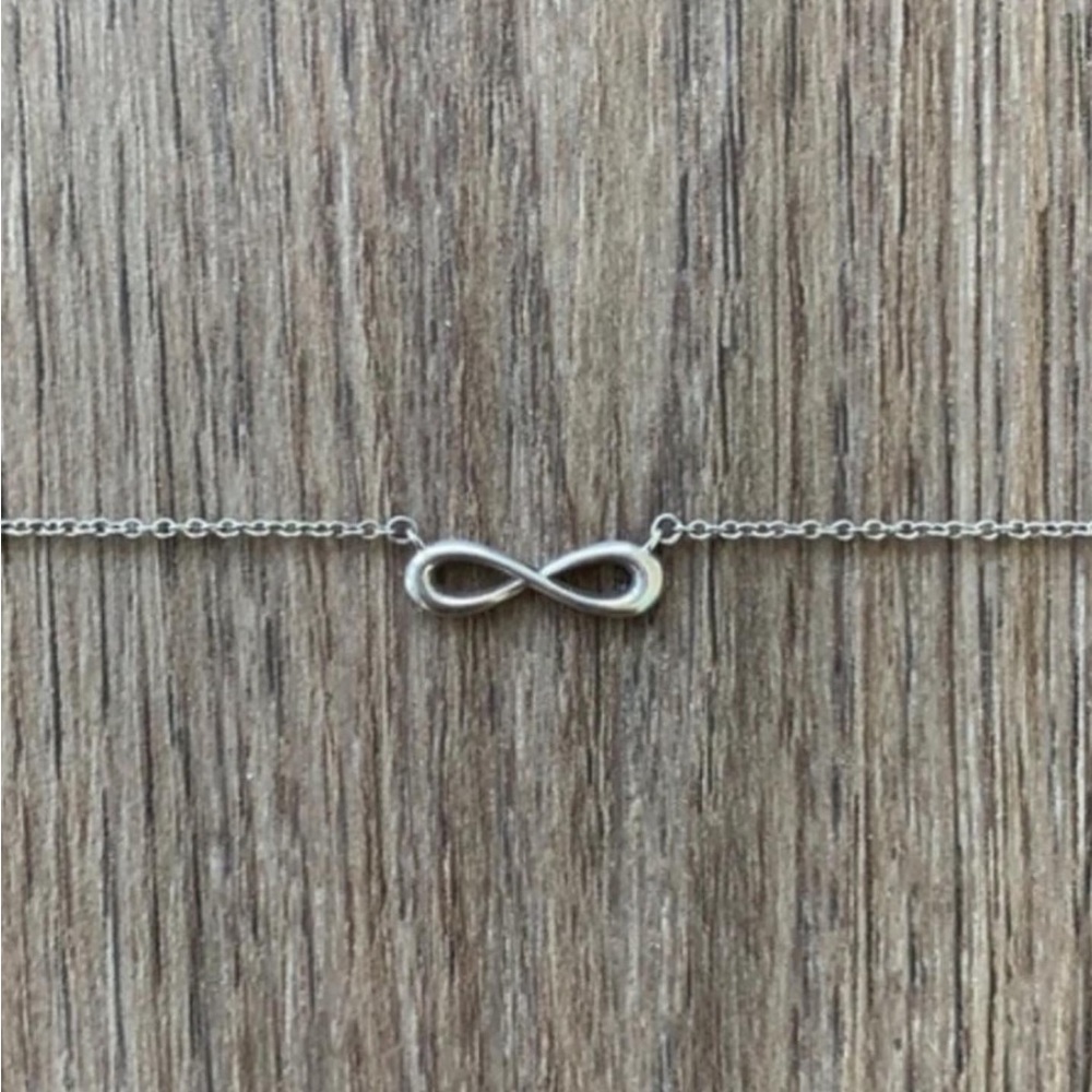 Tiffany infinity sterling silver necklace